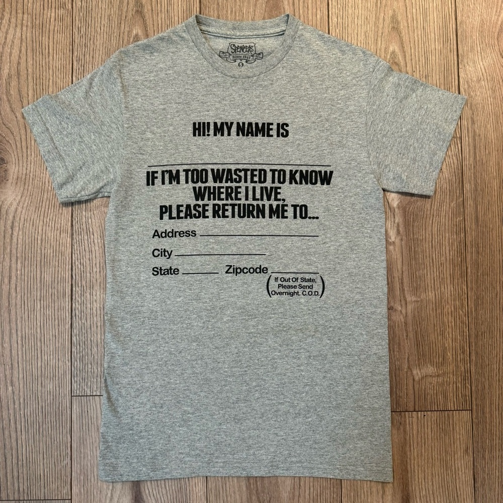 Spencer's Gray Novelty Tee